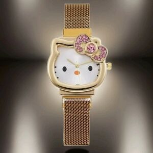Gold Tone Hello Kitty Watch